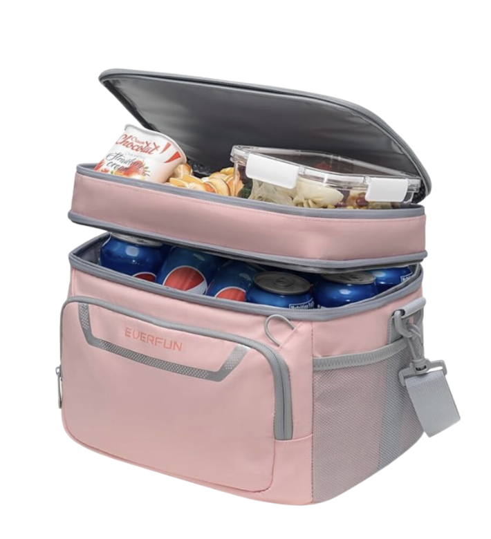 Insulated Multi-Compartment Cooler Bag